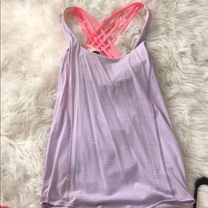 Light purple and pink tank top